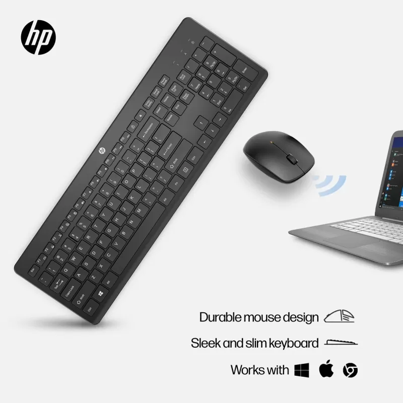 Комплект Беспроводной Клавиатуры и Мыши HP 230 Wireless Mouse and Keyboard Combo 3L1F0AA Комплект Беспроводной Клавиатуры и Мыши HP 230 Wireless Mouse and Keyboard Combo 3L1F0AA