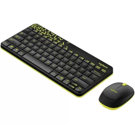 Комплект Беспроводной Клавиатуры и Мыши Logitech MK240 92000-821-70 Цвет:чёрный
