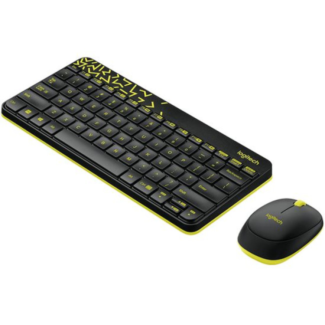 Wireless Keyboard and Mouse Set Logitech MK240 92000-821-70 Color:black
