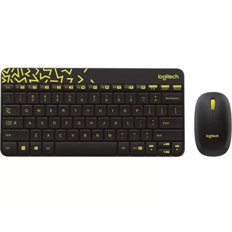Комплект Беспроводной Клавиатуры и Мыши Logitech MK240 92000-821-70 Цвет:чёрный