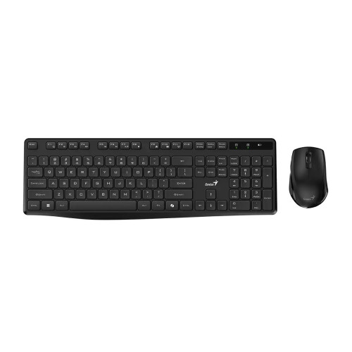 Wireless Keyboard and Mouse Set Genius KM-8206S Color:black..