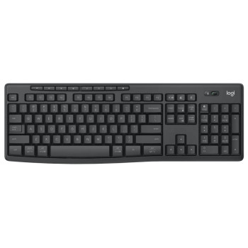 סט מקלדת ועכבר אלחוטי Logitech MK370 Combo 920-012076 צבע שחור