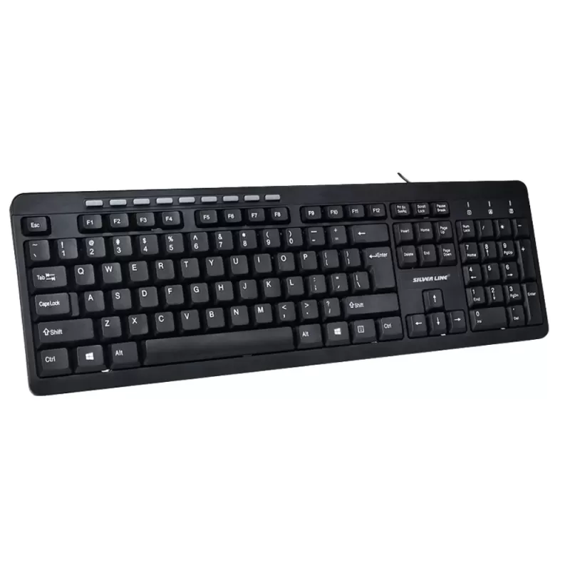 סט מקלדת ועכבר Silver Line MM8188 MM8188 SILVER LINE צבע כסוף