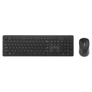 סט מקלדת ועכבר אלחוטי Asus CW101 Wireless Keyboard + Mouse AR/HE/EN שחור 90XB08N0-BKM050