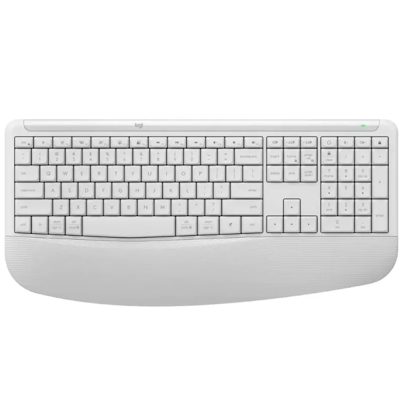 סט מקלדת ועכבר אלחוטי Logitech Signature Comfort Plus MK880 לבן
