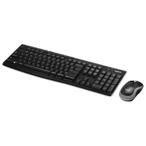 Wireless Keyboard and Mouse Set Logitech MK270 920-004536 Color:black