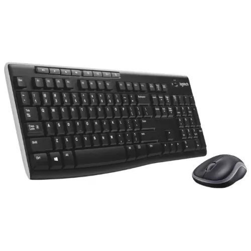 Wireless Keyboard and Mouse Set Logitech MK270 920-004536 Color:black