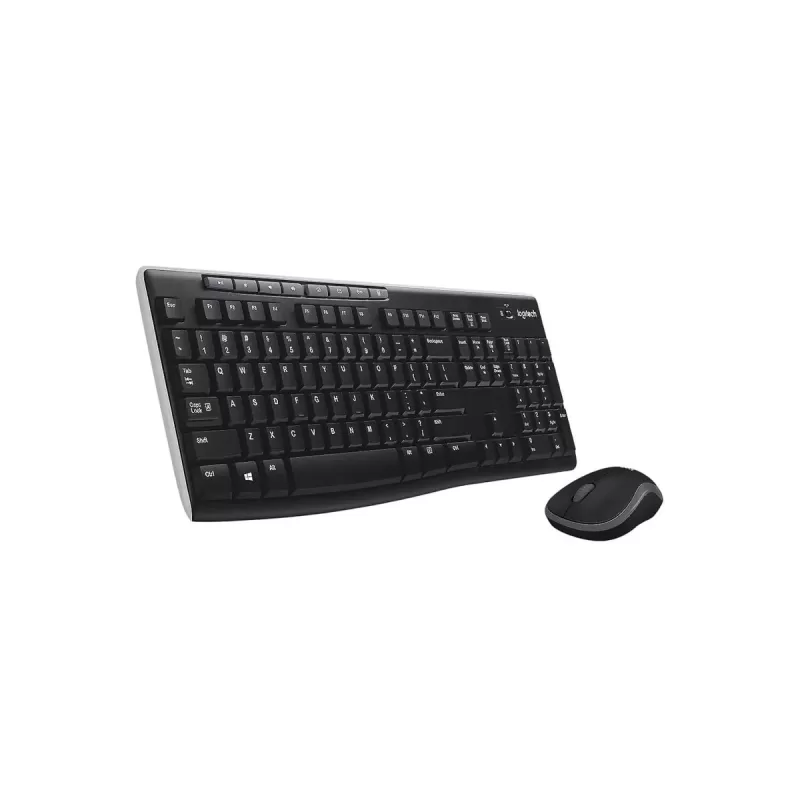 Wireless Keyboard and Mouse Set Logitech MK270 920-004536 Color:black