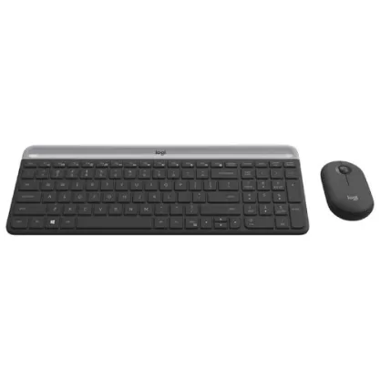 סט מקלדת ועכבר אלחוטי Logitech MK470 שחור 92000-920-40