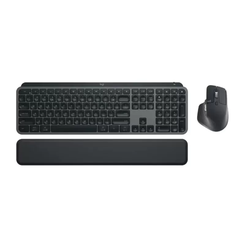 סט מקלדת ועכבר אלחוטי Logitech MX Keys S Combo אפור כהה סט מקלדת ועכבר אלחוטי Logitech MX Keys S Combo אפור כהה