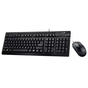 Проводная Клавиатура и Мышь Genius KB-125 арабский 31330209110-A Цвет:чёрный