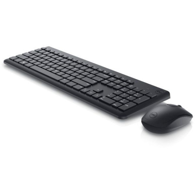 Wireless Keyboard and Mouse Set Dell KM3322W Color:black
