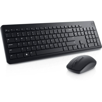 Wireless Keyboard and Mouse Set Dell KM3322W Color:black