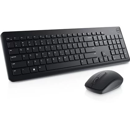 סט מקלדת ועכבר אלחוטי Dell KM3322W צבע שחור