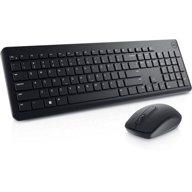 Wireless Keyboard and Mouse Set Dell KM3322W Color:black