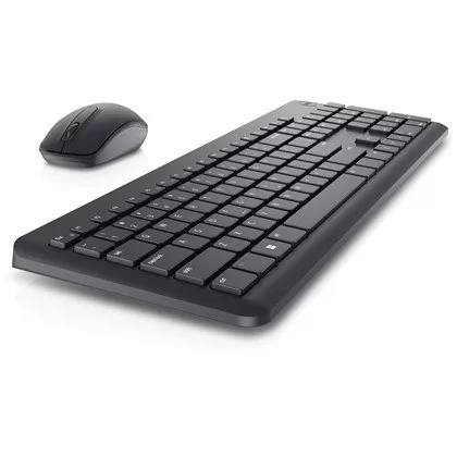 סט מקלדת ועכבר אלחוטי Dell KM3322W צבע שחור