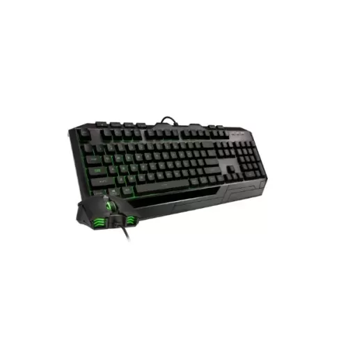 Gaming Keyboard and Mouse Set Cooler Master Devastator 3 Plus RGB Mechanical SGB-3001-KKMF3-HE Color:black