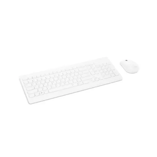 סט מקלדת ועכבר אלחוטי Lenovo 510 Wireless Combo לבן GX30W75337
