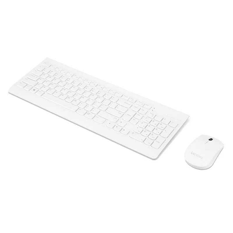 סט מקלדת ועכבר אלחוטי Lenovo 510 Wireless Combo לבן GX30W75337
