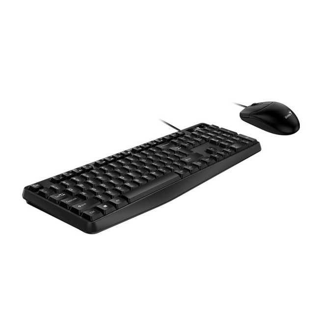 Wired Keyboard and Mouse Set Genius KM-170 31330006410 Color:black