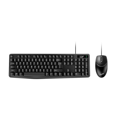סט מקלדת ועכבר חוטי Genius KM-170 31330006410 צבע שחור סט מקלדת ועכבר חוטי Genius KM-170 31330006410 צבע שחור