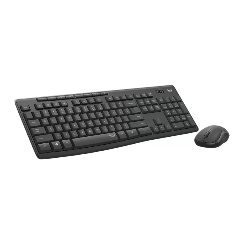 סט מקלדת ועכבר אלחוטי Logitech MK295 Silent 920-009802 צבע שחור