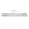 סט מקלדת ועכבר חוטי HP 225 Wired Mouse and Keyboard G2 לבן AW5S6AA