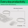 סט מקלדת ועכבר חוטי HP 225 Wired Mouse and Keyboard G2 לבן AW5S6AA