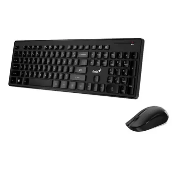 Комплект Беспроводной Клавиатуры и Мыши Genius SlimStar 8006 31340002410 Цвет:чёрный