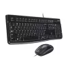 סט מקלדת ועכבר חוטי Logitech MK120 ערבית 920-002545AR צבע שחור
