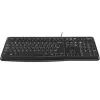 סט מקלדת ועכבר חוטי Logitech MK120 ערבית 920-002545AR צבע שחור