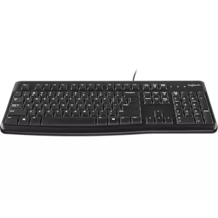 סט מקלדת ועכבר חוטי Logitech MK120 ערבית 920-002545AR צבע שחור