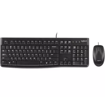 סט מקלדת ועכבר חוטי Logitech MK120 ערבית 920-002545AR צבע שחור סט מקלדת ועכבר חוטי Logitech MK120 ערבית 920-002545AR צבע שחור