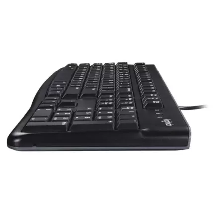 סט מקלדת ועכבר חוטי Logitech MK120 ערבית 920-002545AR צבע שחור