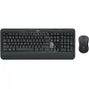 סט מקלדת ועכבר אלחוטי Logitech MK540 920-008671 צבע שחור
