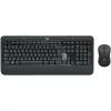 סט מקלדת ועכבר אלחוטי Logitech MK540 920-008671 צבע שחור