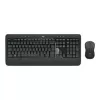 סט מקלדת ועכבר אלחוטי Logitech MK540 920-008671 צבע שחור