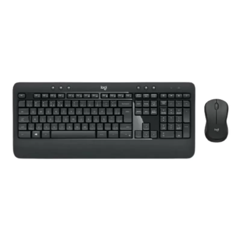 סט מקלדת ועכבר אלחוטי Logitech MK540 920-008671 צבע שחור