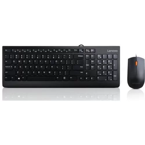 סט מקלדת ועכבר חוטי Lenovo 300 USB Combo GX30M39623 צבע שחור סט מקלדת ועכבר חוטי Lenovo 300 USB Combo GX30M39623 צבע שחור