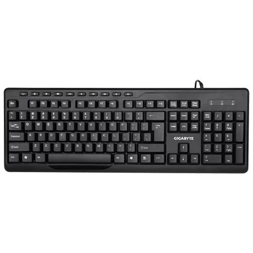 סט מקלדת ועכבר חוטי Gigabyte KM6300 צבע שחור - יבואן רשמי