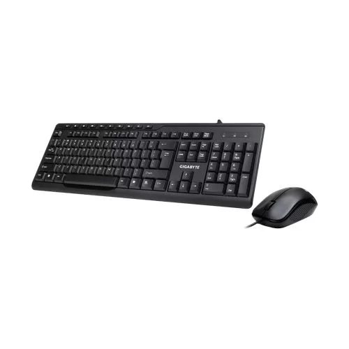 סט מקלדת ועכבר חוטי Gigabyte KM6300 צבע שחור - יבואן רשמי