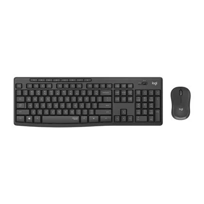 סט מקלדת ועכבר אלחוטי Logitech MK295 SILENT WIRELESS COMBO 920-009782 צבע שחור