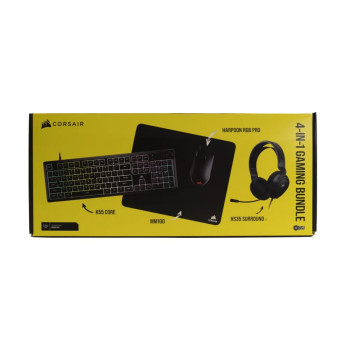 Игровой комплект Corsair Harpoon RGB Pro / HS35 Surround / MH100 / K55 CORE.. Игровой комплект Corsair Harpoon RGB Pro / HS35 Surround / MH100 / K55 CORE..
