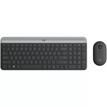 סט מקלדת ועכבר אלחוטי Logitech MK470 US גרפיט 920-009437