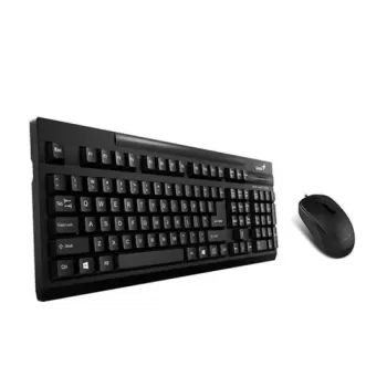 Проводная Клавиатура и Мышь Genius KM-125 арабский 31330209111 Цвет:чёрный