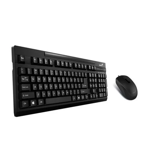סט מקלדת ועכבר חוטי Genius KM-125 ערבית 31330209111 צבע שחור סט מקלדת ועכבר חוטי Genius KM-125 ערבית 31330209111 צבע שחור
