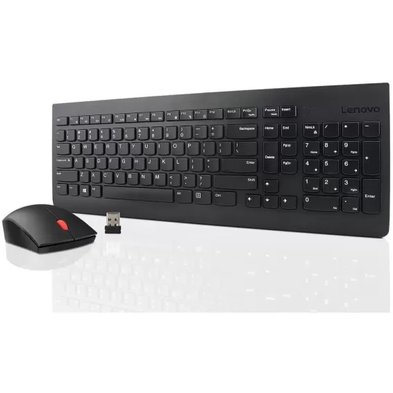 סט מקלדת ועכבר אלחוטי Lenovo 510 Wireless רוסית, שחור GX31D64837