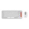 סט מקלדת ועכבר אלחוטיים Logitech POP ICON COMBO 920-013141 צבע אוף-וויט סט מקלדת ועכבר אלחוטיים Logitech POP ICON COMBO 920-013141 צבע אוף-וויט
