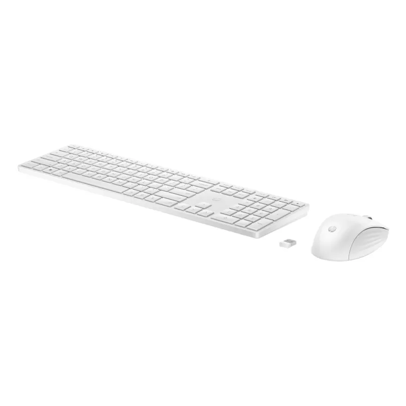 סט מקלדת ועכבר HP 655 Wireless Keyboard & Mouse Combo HE לבן 860P8AA