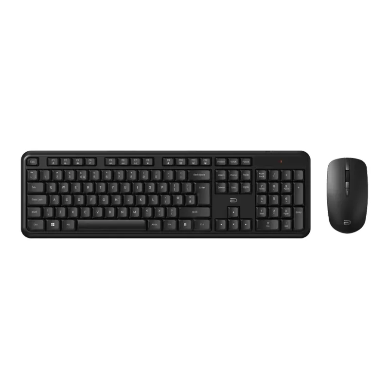 Комплект Беспроводной Клавиатуры и Мыши CUDY MK200 2.4G black MK200 BLACK